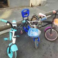 سه عدد دوچرخه کودک