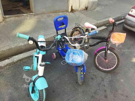 سه عدد دوچرخه کودک در گروه خرید و فروش ورزش فرهنگ فراغت در تهران در شیپور-عکس1