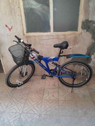 دوچرخه26دنده ای درحدنو همراه باسند در گروه خرید و فروش ورزش فرهنگ فراغت در خراسان رضوی در شیپور-عکس1