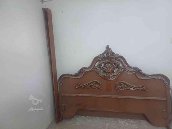 تخت خواب چوبی دونفره در گروه خرید و فروش لوازم خانگی در اصفهان در شیپور-عکس1