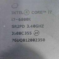 یک عدد CPU i7 6800K نو