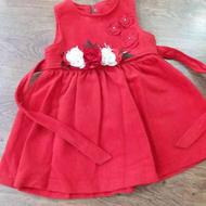 لباس قرمززیبابرای 3تا5سال