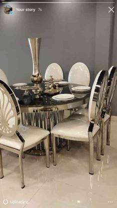 میز و صندلی فلزی تالار سیلور در گروه خرید و فروش صنعتی، اداری و تجاری در گیلان در شیپور-عکس1
