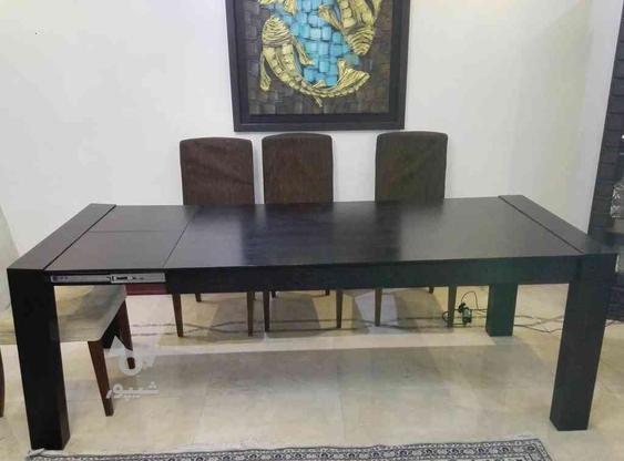 میز نهارخوری قابل تبدیل از 6 به 8 نفره (Italfoam) در گروه خرید و فروش لوازم خانگی در تهران در شیپور-عکس1