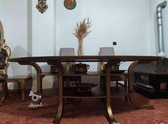 میز ناهار خوری 6نفره تمیز سالم در گروه خرید و فروش لوازم خانگی در مازندران در شیپور-عکس1