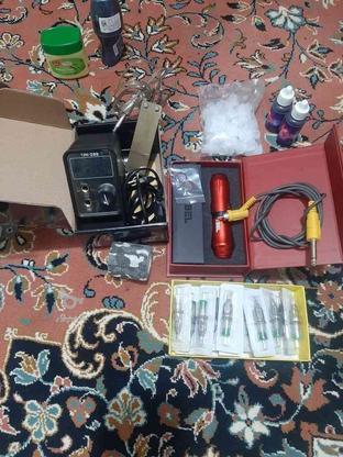 ست کامل لوازم دستگاه تتو در گروه خرید و فروش لوازم شخصی در مازندران در شیپور-عکس1