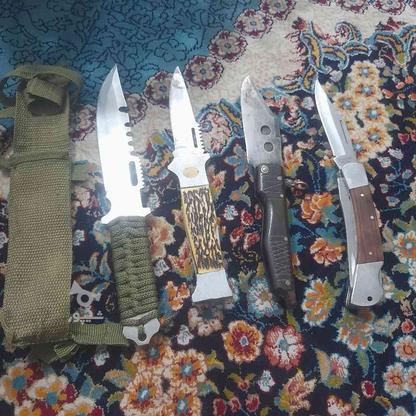 چهار عدد چاقو قدیمی تکی همی فروش می‌رسد در گروه خرید و فروش ورزش فرهنگ فراغت در تهران در شیپور-عکس1