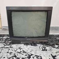 تلویزیون رنگی ژاپنی سونی 21 اینچ با کنترل تمیز و سالم
