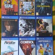 تعدادی دیسک بازی PS4 و PS5