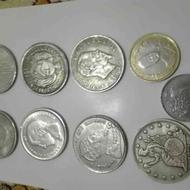 سکه های خارجی بزرگ قدیمی