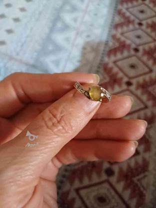 انگشتر نقره سنگ یاقوت در گروه خرید و فروش لوازم شخصی در تهران در شیپور-عکس1