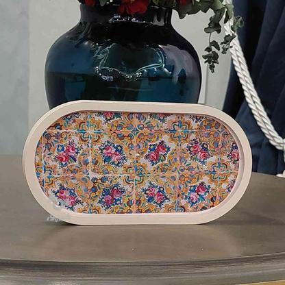 سینی مینیمال طرح کاشی در گروه خرید و فروش لوازم خانگی در اصفهان در شیپور-عکس1