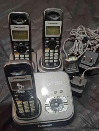 تلفن 3 بیسیمه پاناسونیک در گروه خرید و فروش لوازم الکترونیکی در تهران در شیپور-عکس1