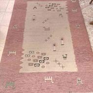 یک جفت قالیچه کویر یزد با ابعاد 150 × 225 تمیز و سالم