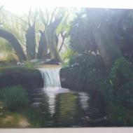 تابلو ی نقاشی روی بوم (طبیعت)