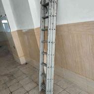 نردبان آلمینیومی6 متر سری قدیم سنگین