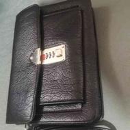 کیف پاسپورتی چرمی رمز دار