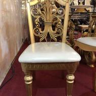 صندلی پلیمری طلایی در طرح های زیبا