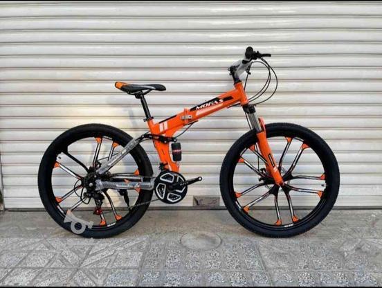 دوچرخه تاشو نو سایز 26 برند MOFAS دارای 24 دنده در گروه خرید و فروش ورزش فرهنگ فراغت در همدان در شیپور-عکس1