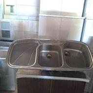 سینک ظرفشویی توکار دوقلو درحد نو
