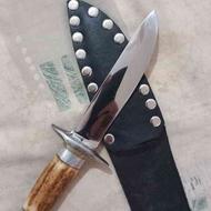 چاقوی ترکمنی اصل دسته شاخ گوزن