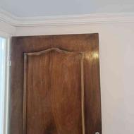 4 عدد درب اتاق چوبی ب همراه قفل کلید همه سالم تمیز
