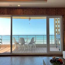 واحد با ویو دریا 100 متری ساحل / سند دار