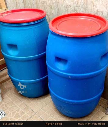 بشکه 120 لیتری پلاستیک ضخیم در گروه خرید و فروش لوازم خانگی در گیلان در شیپور-عکس1