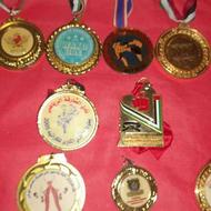 مدالهای اوریجینال متعلق به اولین مربی رزمی خانم در امارات