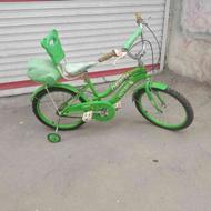 دوچرخه سبزرنگ تمیزدرحدنوسایز20