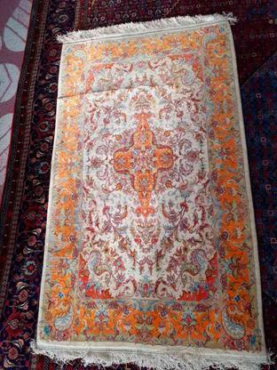 فرش دستباف گل و چله ابریشم تبریز در گروه خرید و فروش لوازم خانگی در تهران در شیپور-عکس1