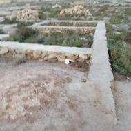 زمین 80متری در قلعه چنعان سنگ کاری شده سردونبش