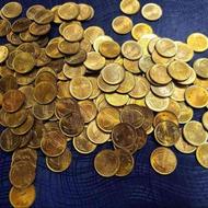 سکه طلایی رنگ یک ریال قدس سال 1359
