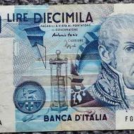 اسکناس کمیاب 10 هزار لیر ایتالیا 1984