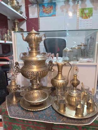 سماور زغالی همراه با سرویس چایخوری در گروه خرید و فروش لوازم خانگی در اصفهان در شیپور-عکس1