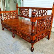 تخت و مبل و صندلی و میز چوبی سنتی گره چینی