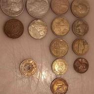 ست سکه کلکسیونی آمریکا،آلمان،ایتالیا،فرانسه،دانمارک