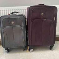چمدان برزنتی کاملا (قیمت هر2باهم)