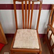 مبل راحتی و صندلی غذا خوری چوبی