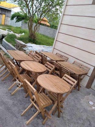 میز صندلی تاشو نهار خوری در گروه خرید و فروش لوازم خانگی در مازندران در شیپور-عکس1