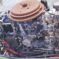 موتور قایق 75تمیز اماده کار مدل 2014 