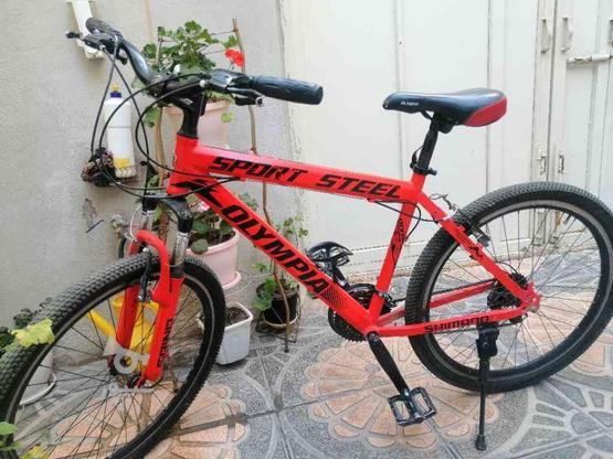 دوچرخه کم کار کرده . در حد نو سایز 26 در گروه خرید و فروش ورزش فرهنگ فراغت در آذربایجان غربی در شیپور-عکس1
