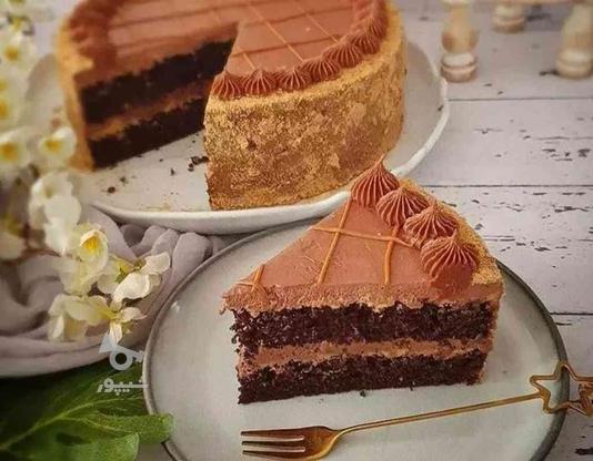 کیک شکلاتی وخامه ای وباقلوایی در گروه خرید و فروش خدمات و کسب و کار در یزد در شیپور-عکس1