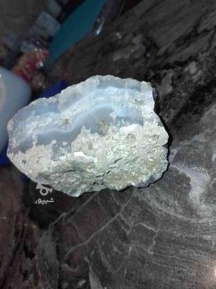 سنگ عقیق سفید مایل به آبی خالص در گروه خرید و فروش لوازم شخصی در قزوین در شیپور-عکس1