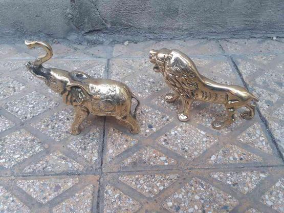 مجسمه برنزی حیوانات در گروه خرید و فروش لوازم خانگی در تهران در شیپور-عکس1