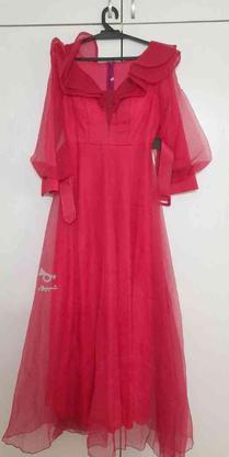 لباس مجلسی فری سایز رنگ سرخابی شاین دار در گروه خرید و فروش لوازم شخصی در گیلان در شیپور-عکس1