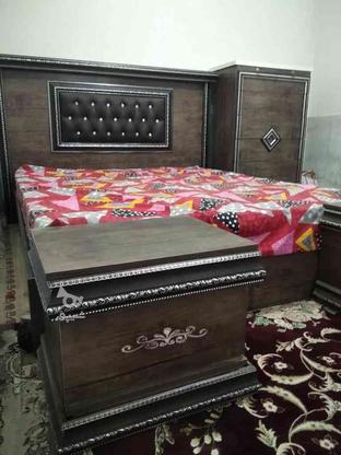 تخت خواب با تمام لوازم جانبی کاملا سالم در گروه خرید و فروش لوازم خانگی در اصفهان در شیپور-عکس1