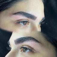 مدل رایگان میکرو ابرو و خط چشم برای عکاسی