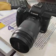 دوربین بدون آینه canon m50 با لنز 18-150