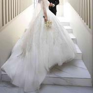 لباس عروس سایز 40 تا 42 سنگ کاری شده